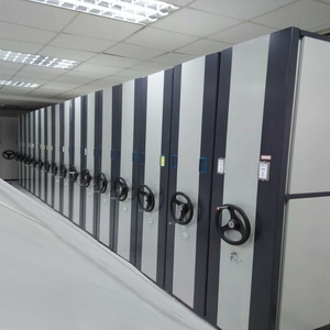 Nhỏ gọn di động thép kim loại nộp hồ sơ Kệ di chuyển khối lượng kệ sách cho thư viện đồ nội thất số lượng lớn Kệ sách/kệ sách - Product Image 1