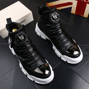 Otoño Invierno moda hombres para Martin Chelsea <span class=keywords><strong>botas</strong></span> zapatos de algodón de alta calidad todo-fósforo estilo coreano jóvenes <span class=keywords><strong>botas</strong></span> cortas Casuales - Product Image 2