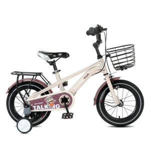 Bicicleta Infantil Talking Tom con Ruedas de Entrenamiento, Canasta, Portaequipajes Trasero y Asiento Ajustable - Product Image 3