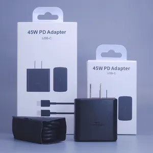 Abd ab İngiltere orijinal toptan tip C hızlı şarj telefon hızlı 25W 45w PD şarj cep telefonu S21 S23 güç şarj adaptörü