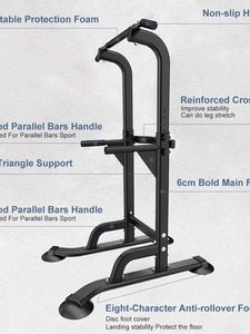 Zjfit thiết bị tập thể dục phòng tập thể dục tại nhà thanh kéo lên có thể điều chỉnh thanh kéo lên thanh đơn và song song thanh giá kéo lên - Product Image 4