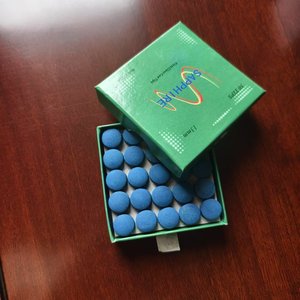 Sapphire Pool Cue Tips 13mm Blue Replacement For Billiard Cue Accessories - Product Image 1