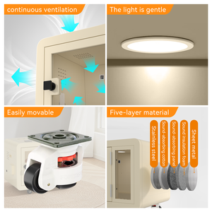 Venta Directa de Fábrica de Cabañas Modernas Modulares Insonorizadas para <span class=keywords><strong>Mascotas</strong></span>, Villas para Perros y Gatos, Mini Habitaciones Insonorizadas para Uso en <span class=keywords><strong>Hoteles</strong></span> y Salas de Estar - Product Image 4