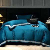 Ensemble de literie de luxe personnalisé pour toutes les saisons pour armoire de physiothérapie - 100% coton, couvre-lit moelleux et confortable, ensemble de quatre pièces