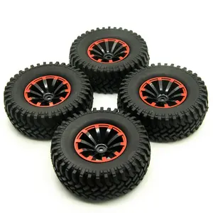 Upgrade Parts 1.9 inch Plastic Wheel Rims Hubs with 100mm OD Tires for Axial SCX10 D90 1/10 RC Crawler Car rc parts accessories