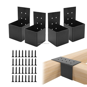 Thép không gỉ Rack Bracket nối chùm hỗ trợ cho terraces gỗ cabin hàng rào - Product Image 1