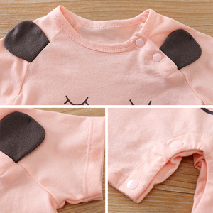 Personalizzazione di Fabbrica: Body Estivo per Neonata con Maniche Corte, Gattino Carino Rosa, Abbigliamento per Bambini, <span class=keywords><strong>Outlet</strong></span> di Fabbrica - Product Image 3