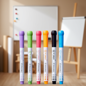 Marcadores de pizarra blanca YIHUI, 6 colores, borrables, para uso en el aula y la oficina - Product Image 2