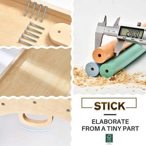 Einfaches faltbares hölzernes Kletterrahmen-Innen spielzeug für Kleinkinder und Kleinkinder Körperliches Trainings spielzeug zum Spielen - Product Image 5