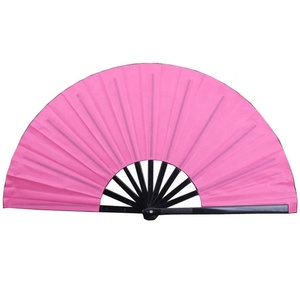 Precio de fábrica OEM Promocional Decoración personalizada Abanico DE BODA Negro Grande Plegable de madera Impresión personalizada Abanico de mano de Bambú - Product Image 3