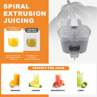 Dubbele citruspers 1,5L 280W koperen motor sinaasappel citroen grapefruitpers 220V 110V huishoudelijk afneembaar