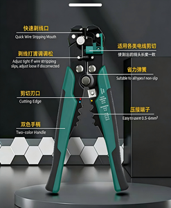 Alicates Multifuncionales de Aleación de Zinc con Dientes Serrados para Pelar y Crimpar Cables Eléctricos, Grado Industrial, Automáticos, Personalizados OEM - Product Image 6