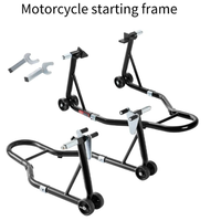 Support de réparation moto, Plateforme élévatrice, Support de roue avant/arrière, Support de levage moto, Support de stationnement
