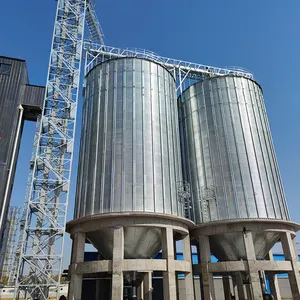 150 Ton Small Grain Steel Silo Sales At Factory Price Cheap Cereal Processing Animal Feed Grain Silo With Accessories Bin Silo