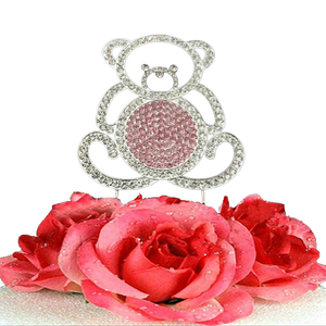 Topper <span class=keywords><strong>per</strong></span> torta con strass a forma di orso carino all'ingrosso <span class=keywords><strong>per</strong></span> decorazione <span class=keywords><strong>per</strong></span> festa di compleanno, Topper <span class=keywords><strong>per</strong></span> torta di compleanno, Topper <span class=keywords><strong>per</strong></span> torta di buon compleanno - Product Image 4