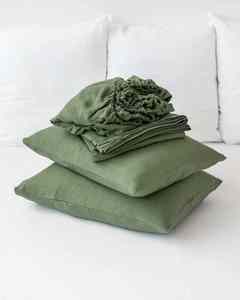 100% Linen European <b>Bedding</b> Set 4pcs Soft Queen <b>Sheet</b> Double California Twin & <b>King</b> <b>Sizes</b> for Hotels & Hospitals - Product Image 2