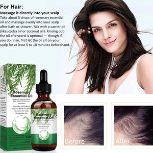 Meilleurs soins pour le corps Huile essentielle de romarin nourrissante pour la peau Huile essentielle de romarin pur 100% pour la croissance des cheveux - Product Image 6