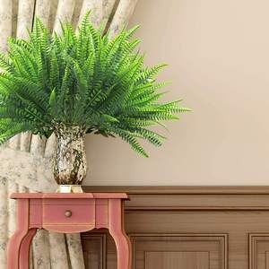 Plantes artificielles Boston Fern <span class=keywords><strong>de</strong></span> 19 ", 2 pièces, fausses plantes, pour maison, jardin, bureau, ferme d'intérieur - Product Image 3