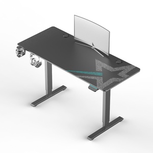 Bureau de travail électrique réglable en hauteur, pour travailler debout ou assis, idéal pour le gaming - Product Image 1