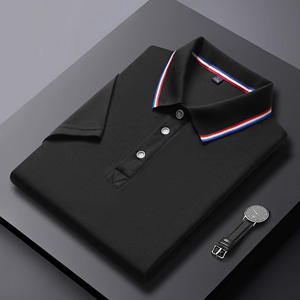 Polo homme à manches courtes transfrontalier américain 2026, nouveau style estival, chemise/t-shirt publicitaire à col imprimé avec logo - Product Image 2