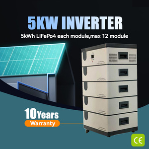 แบตเตอรี่ลิเธียมแบบเรียงซ้อนได้สำหรับเก็บพลังงานภายในบ้าน 51.2V 400Ah 20KWH รุ่น SPS002 พร้อมแผงโซลาร์เซลล์ 5kw สำหรับระบบออฟกริด - Product Image 6
