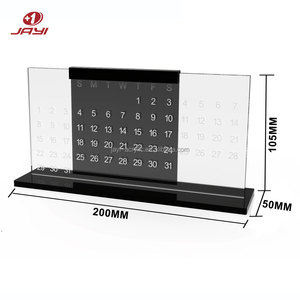 JAYI Biểu Tượng Tùy Chỉnh Trang Chủ Văn Phòng Trường Học Máy Tính Để Bàn Sáng Tạo Trang Trí Lịch Acrylic Cho Quà Tặng - Product Image 2