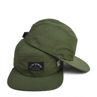 Gorra de Campamento Personalizada de Alta Calidad, Unisex, Ajustable, de 5 Paneles, en Tela Taslan, para Deportes, Viajes y Moda