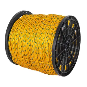 CAJA 640 Metros de cuerda de polipropileno amarilla de 8mm, rollo de 640m - Product Image 1