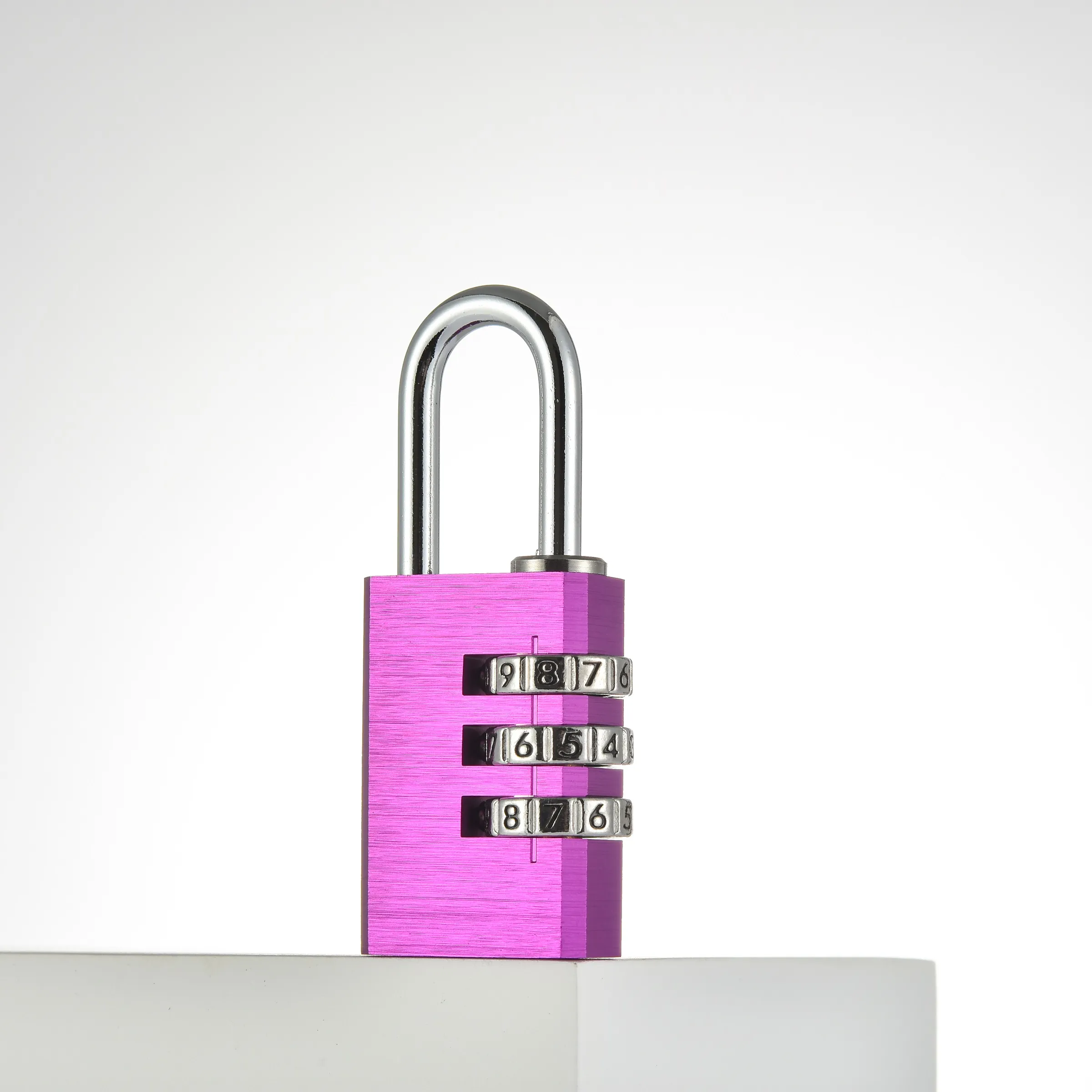Kleurrijke Aluminium Combinatiecode 3 Wijzerplaten Beveiligingshendel Pad Lock
