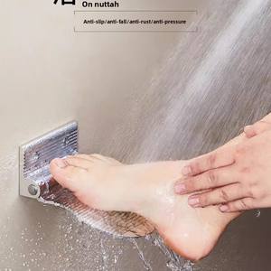 Reposapiés Antideslizante para Ducha, Sin Perforaciones, Accesorio para Baño - Product Image 2