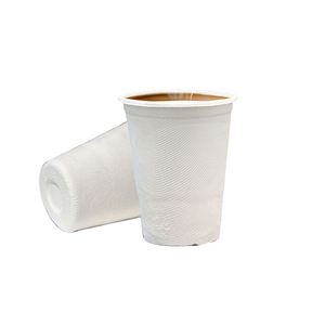 Vasos Desechables Biodegradables de Bagazo de Caña de Azúcar a Precio de Fábrica, Vasos para Bebidas para Llevar de Restaurantes, a Prueba de Fugas - Product Image 2