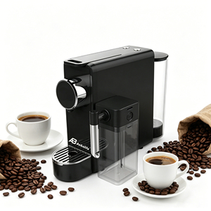 Machine à café électrique Anbolife, mousseur à lait, logo personnalisé OEM, livraison rapide pour la maison et le bureau, machine à café à capsules - Product Image 1