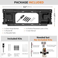 Kit d'installation de charnières de porte, gabarit de fraisage pour charnières, modèle de menuiserie H617 Chine