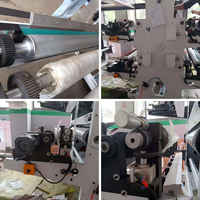 Machine d'impression flexographique automatique 4 couleurs pour sachets d'eau, machine d'impression de film plastique en rouleau pour sachets d'eau