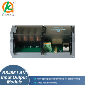 Oshangming 4 Input 4 Relay Output Module 4Di 4Do Board <strong>RS485</strong> Lan <strong>Modbus</strong> <strong>RTU</strong> <strong>TCP</strong> 12V/24V For PLC