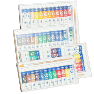 Peinture d'art lavée Portable pour enfants, ensemble de peinture à la <span class=keywords><strong>Gouache</strong></span> 8/12g, offre spéciale - Product Image 1