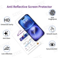Hoja de película de hidrogel antirreflectante AR de tamaño personalizado Universal para máquina de plotter de corte inteligente, película protectora de pantalla TPU AR