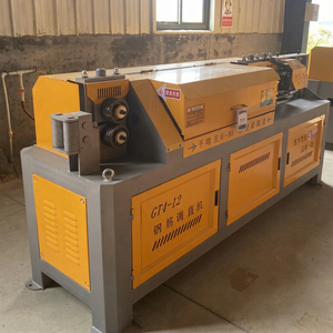 Machine automatique de redressement et de coupe de fil d'acier à faible taux de défaillance pour barres, avec moteur 7,5 kW, tension 380 V, qualité professionnelle - Product Image 1
