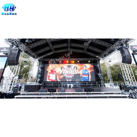 Écran LED mural vidéo P3.91HD de 3 m x 3 m pour événements, vente chaude à Shenzhen