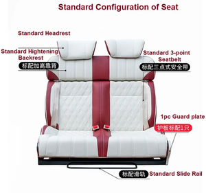 Sièges de lit convertibles pliants de Style le plus récent <span class=keywords><strong>3</strong></span> ou mor pour RV Van Camper sièges de luxe pivotants avant sièges de camping-car - Product Image 2