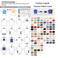 Kaos Retro Vintage Amerika 100% Katun untuk Pria 230g Heavyweight Batik Washed Crew Neck Lengan Pendek Eksklusif Lintas Negara