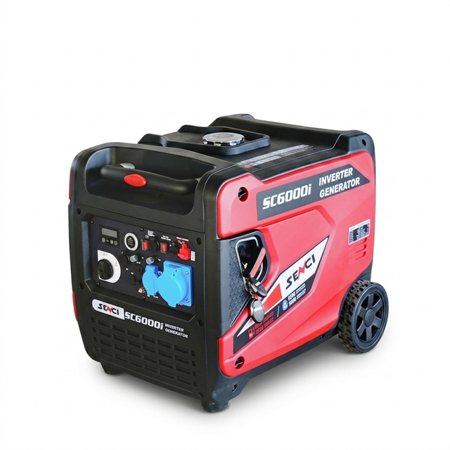 Senci Silent Inverter Generator 6kw 6kva Electric Start Portable Gasoline Genset Wholesale