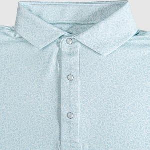 Camisa de Golf de Secado Rápido con Estampado de Calaveras y Flores Rosas, Verde y Rojo, Retro, de Poliéster Reciclado, con Cierre de Perlas - Product Image 6