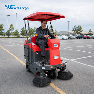 เครื่องดูดฝุ่นแบบขี่ได้ WalLergo KS13 สำหรับพื้นและถนนภายนอกอาคาร แบตเตอรี่ความจุสูง 48V64AH ให้เวลาใช้งานยาวนาน - Product Image 5