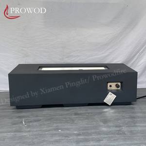 Ensembles de meubles d'<span class=keywords><strong>extérieur</strong></span> <span class=keywords><strong>Table</strong></span> <span class=keywords><strong>basse</strong></span> rectangulaire Cheminée à gaz en béton 65K BTUs Foyers à gaz propane naturel - Product Image 2