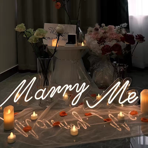 Enseigne au néon LED en acrylique <span class=keywords><strong>avec</strong></span> logo personnalisé, texte personnalisé, nom, <span class=keywords><strong>joyeux</strong></span> <span class=keywords><strong>anniversaire</strong></span>, pour décorations de mariage, garantie 1 an - Product Image 4