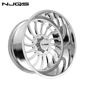 Jantes forgées NJQS Super Single 22x12 22x14 24x12 24x14 26x16 <span class=keywords><strong>4x4</strong></span> Tout-terrain 8x170 8x180 8x6.5 6x5.5 Noir brillant pour camion - Product Image 2