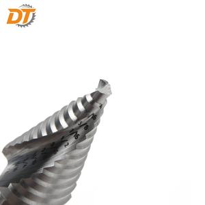 Broca escalonada <span class=keywords><strong>de</strong></span> metal HSS DT con estría espiral y vástago <span class=keywords><strong>de</strong></span> 3 planas, <span class=keywords><strong>de</strong></span> 3/16 a 7/8 pulgadas, broca imperial HSS - Product Image 3