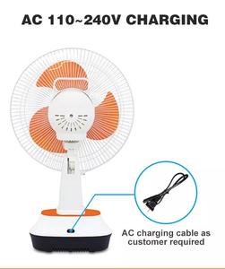 Solar Ac Pedestal Rechargeable Fan 12 Inch <b>Outdoor</b> Standing Fans With USB Port for Turkey Dubai Africa Arab Household EP-3212 Re - Product Image 2