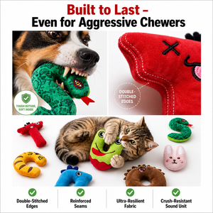 Juguete de Peluche con Sonido Suave en Forma de Animal, Juguete Interactivo para Perros y Gatos, para Perseguir, Abrazar y Jugar en Interiores - Product Image 2